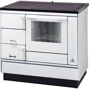 Sporák na tuhá paliva KVS Moravia MORA 6 kW P BÍ 9103.1102 bílý