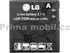 Baterie pro mobilní telefon LG baterie LGIP-550N GD510, GD880 - 900 mAh (bulk)