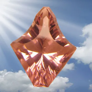 Přírodní kámen Rubelit (turmalín) z Brazílie 11mm Váha: 1.61ct