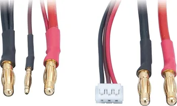 RC náhradní díl LRP univerzální nabíjecí kabel - 2S LiPo HARDCASE včetně balančního adaptéru
