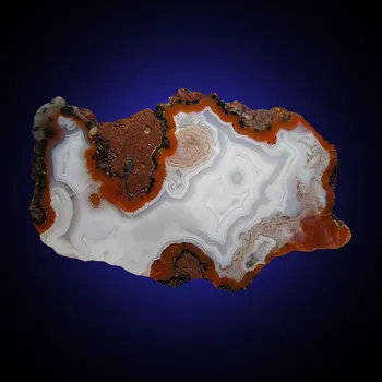 Přírodní kámen Achát z Maroka 85x53mm