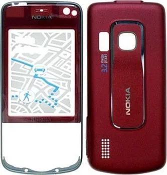 Náhradní kryt pro mobilní telefon NOKIA 6210 Navigator kryt red / červený