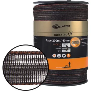 Ohradník Páska pro ohradník TurboStar 40mm, 200m, oranžovo-hnědá