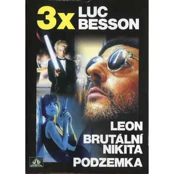 DVD film DVD kolekce Luc Besson - Brutální nikita, Leon, Podzemka 