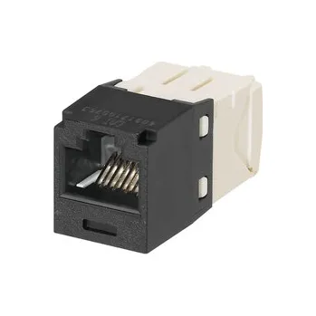 Patch panel CJ688TGBL Modul MINI-COM TX PLUS UTP, RJ45, kat. 6, černý