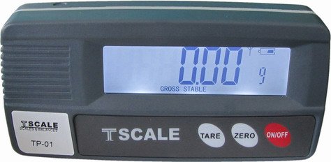 Vzdálený displej pro váhy TSCALE, TP-01, IP-54, plast, LCD (Vzdálený displej pro připojení k výrobkům Tscale)