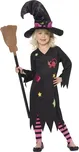 Smiffys Dětský kostým malá čarodějnice M