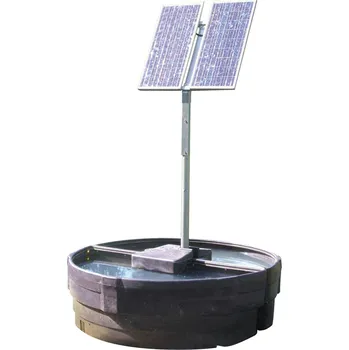 napáječka pro hospodářská zvířata Solar - Flow 1500L - 12V - napáječí žlab se solárním panelem