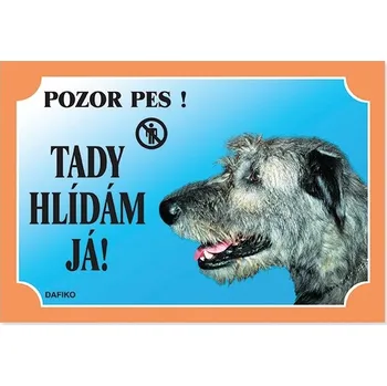 Dafiko Pozor pes! Tady hlídám já!, irský vlkodav