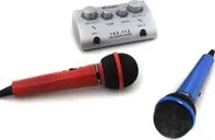 Skytec Mini 2-kanálový karaoke mixážní pult 2 mikrofony