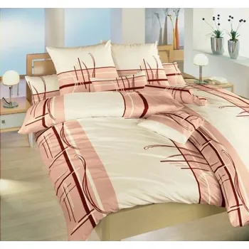 Povlečení Dadka povlečení flanel Beethoven cihlový, 140 x 200, 90 x 70 cm