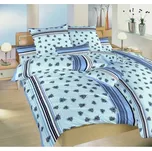 Dadka povlečení flanel Listopad modrý,…