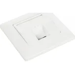 SX9-1-0-WH Neosazená zásuvka pro jeden modul keystone, bílá