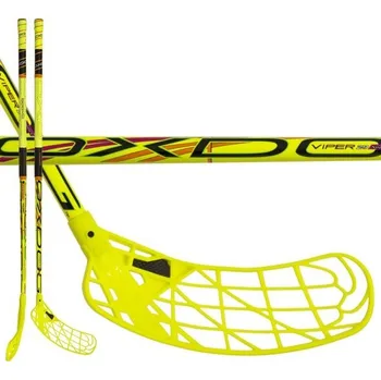 Florbalová hůl Oxdog Viper Super Light 29 Yellow Round 101cm (=112cm) pravá kulatá (pravá ruka dole)
