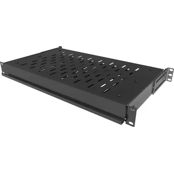 Racková skříň DP-PO-450V-H Výsuvná police, h. 450mm, 19", 1U, černá