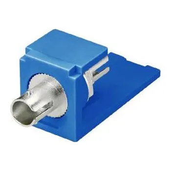 Patch panel CMSTZBU Modul MINI-COM, ST spojka, SM, modrý