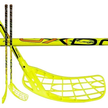 Florbalová hůl Oxdog Fusion 32 Yellow Junior´14 92cm (=103cm) pravá kulatá (pravá ruka dole)