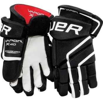 Hokejové rukavice Bauer Vapor X40 SR, červená/bílá 15"