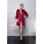 Dkaren Dámský saténový župan 90 bordo