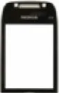 Náhradní kryt pro mobilní telefon NOKIA E75 sklíčko black / černé