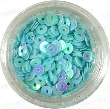 Zdobení na nehty, kolečka (dutá) CDčka - modrá