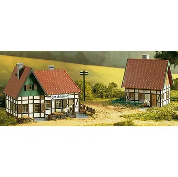 Modelářství AUHAGEN 14457 N Stavebnice - hostinec "Zur Schmiede" s vedlejší budovou AU14457