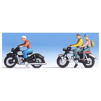 Modelová železnice NOCH 15904 H0 Figurky - motocyklisté NO15904