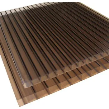 Průsvitná krytina Komůrkový polykarbonát Exolon 10 mm 2,1x6m, bronz