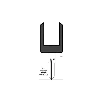 Polotovar klíče pro čip TP00OP-STL2