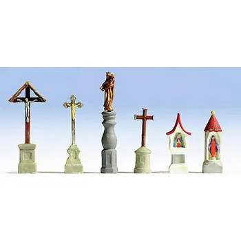 Modelová železnice NOCH 14870 H0 Kapličky a kříže NO14870