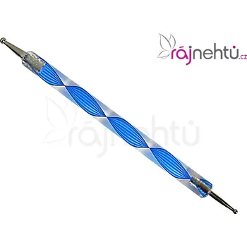 Zdobící kulička DUO - modrá