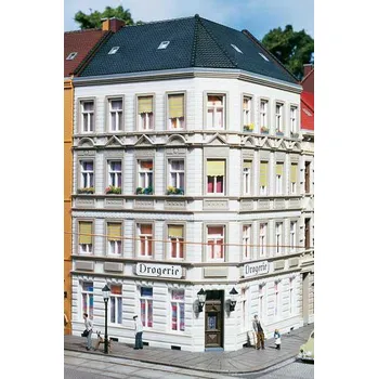 Modelářství AUHAGEN 11398 H0 Stavebnice - rohový dům "Schmidtstraße č.25" AU11398
