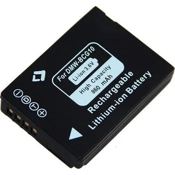 TopTechnology Baterie pro fotoaparát Panasonic DMW-BCG10, DMW-BCG10E, DMW-BCG10PP, DMW-BCG10GK, BP-DC7E 860mAh