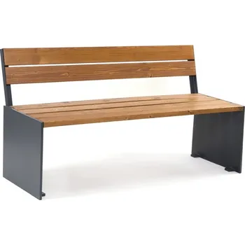 Zahradní lavice ADVAS Lavička Cuba Libre Smrkové Nátěr antikorozní s 2 vrstvami vrchní barvy