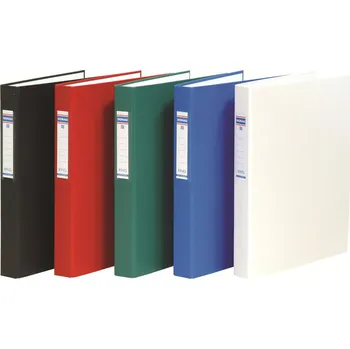 Pořadač A4 4kroužkový 25mm PP bílý