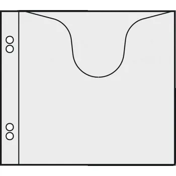 Závěsné kapsy na CD - obal single PVC, 1ks