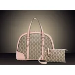 Elegantní dámská kabelka růžová