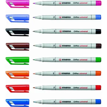 STABILO OHPen universal nepermanentní Fine (F) - červená