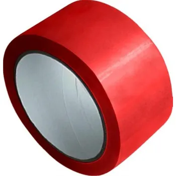 Lepicí páska Lepicí páska PP 48mmx66 barevná červená, akrylát, 1ks