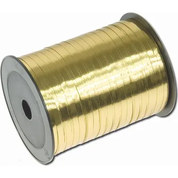 Stuha Stuha METAL - spule 5mm/250Yd - středně zlatá (1ks)