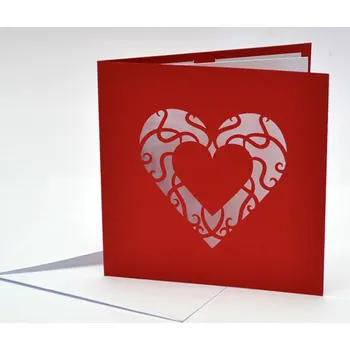 Přání srdce velké, 13,5 x 13,5 cm