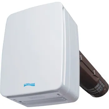 Klimatizace Edil Plast, Refax REKUPERACE - Nástěnná větrací jednotka s REKUPERACÍ tepla D100 délka 460 mm s Časovačem a Hygrospínačem