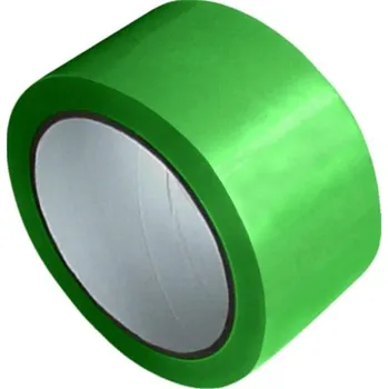 Lepicí páska Lepicí páska PP 48mmx66 barevná zelená, akrylát, 1ks