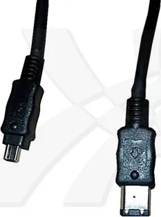 Datový kabel Kabel FireWire, 6pin/4pin, 2m, LOGO