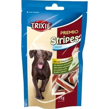 Pamlsek pro psa Trixie Premio Stripes Light kuře-losos 75 g