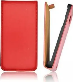 Pouzdro na mobilní telefon Sony Flip Slim Xperia Z red pouzdro 