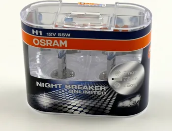 Autožárovka H1 55W Osram Night Breaker Unlimited sada