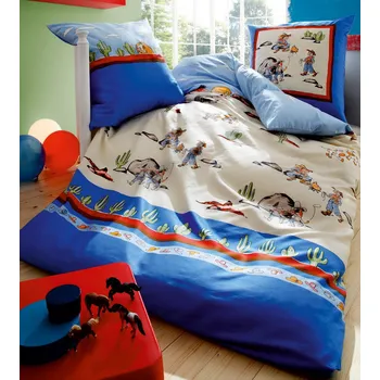 Povlečení Kaeppel | Bavlněné povlečení Cowboy, 140x200, 70x90