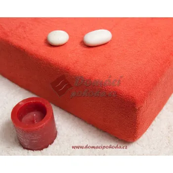 Prostěradlo Smolka | Prostěradlo froté 120x200 cm - oranžová cihlová