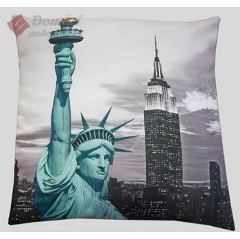 Dekorativní polštářek Herding | Polštářek N.Y. Liberty - 40x40 cm s výplní